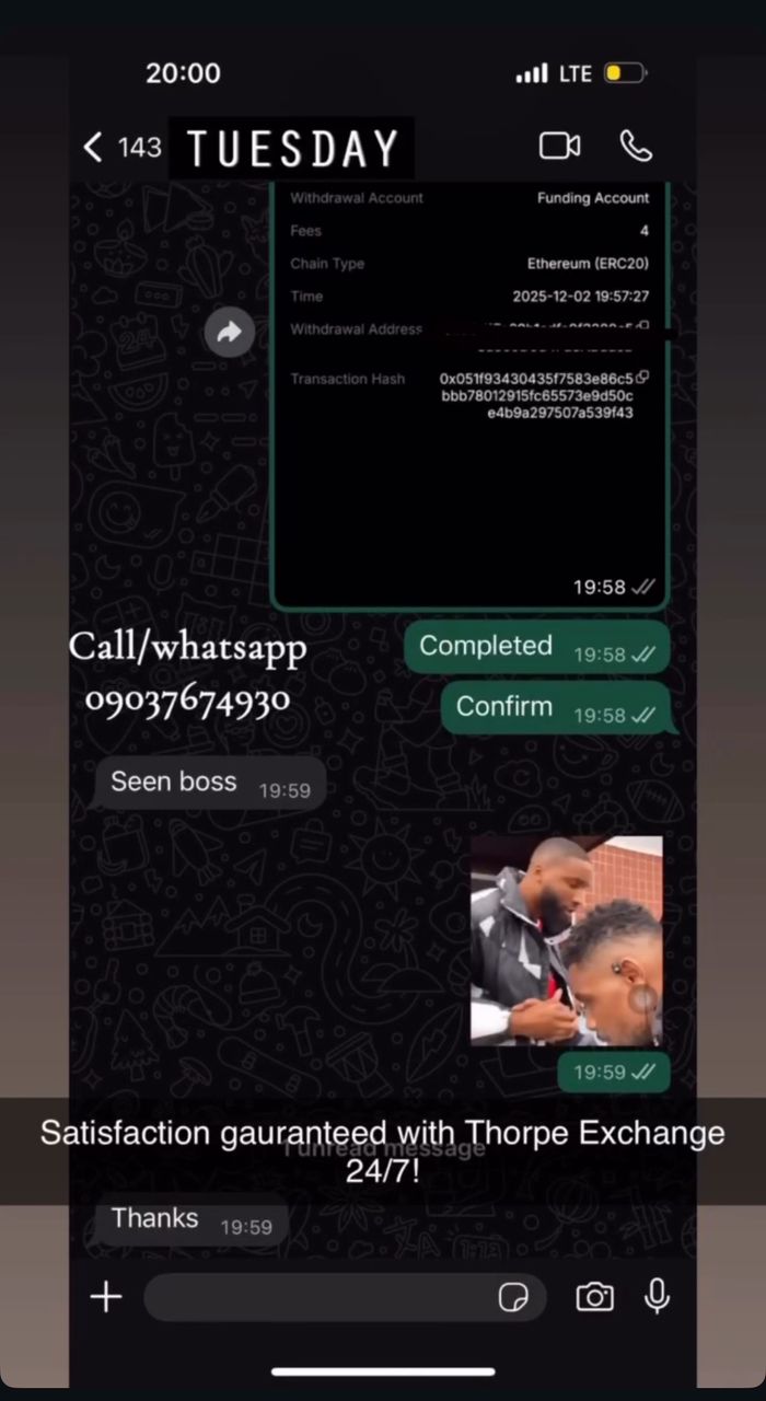 Customer chat showing satisfaction